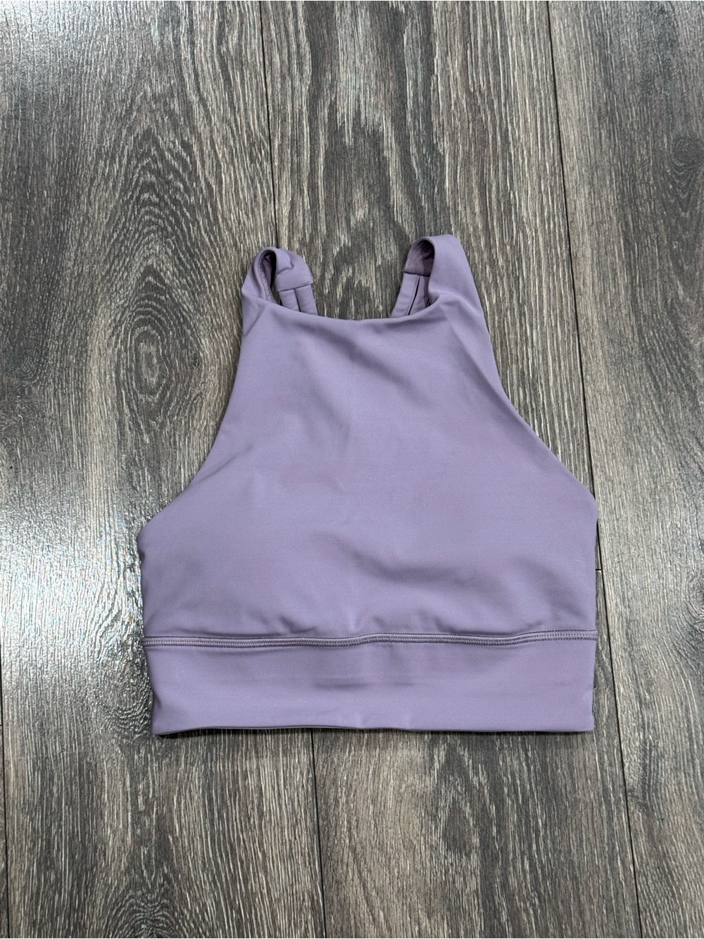 Lululemon Energy High-neck Longline Tough Bra W2CJPS Mauve Grey